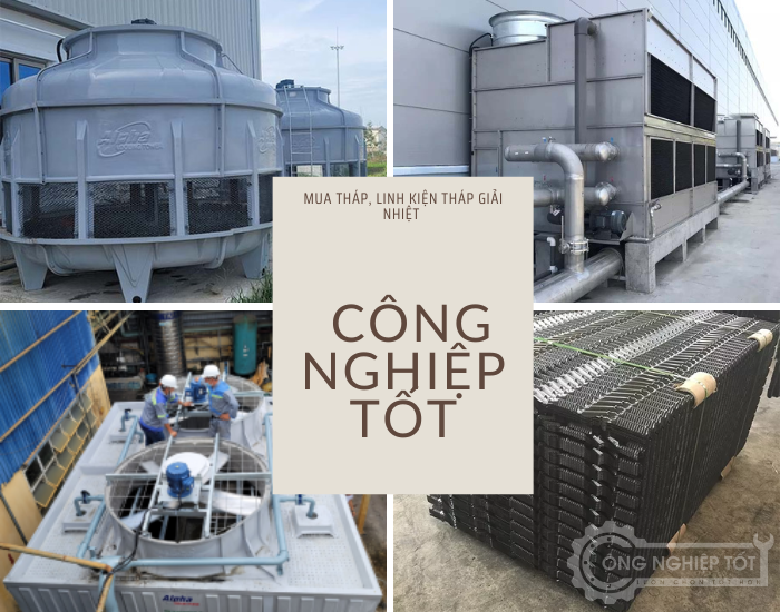 Tháp giải nhiệt chính hãng, cao cấp đang được bán tại Công Nghiệp Tốt